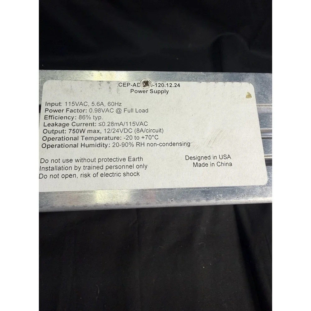 Wave Length‎ Engineering CEP-ADP-750-120.12.24 750W 12/24V Power Supply PSU